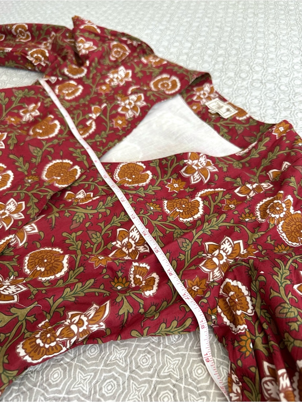 Mille Resort Wear Nan Wrap Mini Dress in Cinnabar New! Size S - Picture 11 of 14